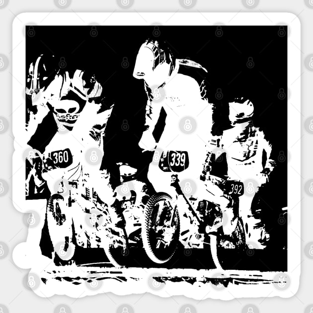 bmx racing start Sticker by rickylabellevie